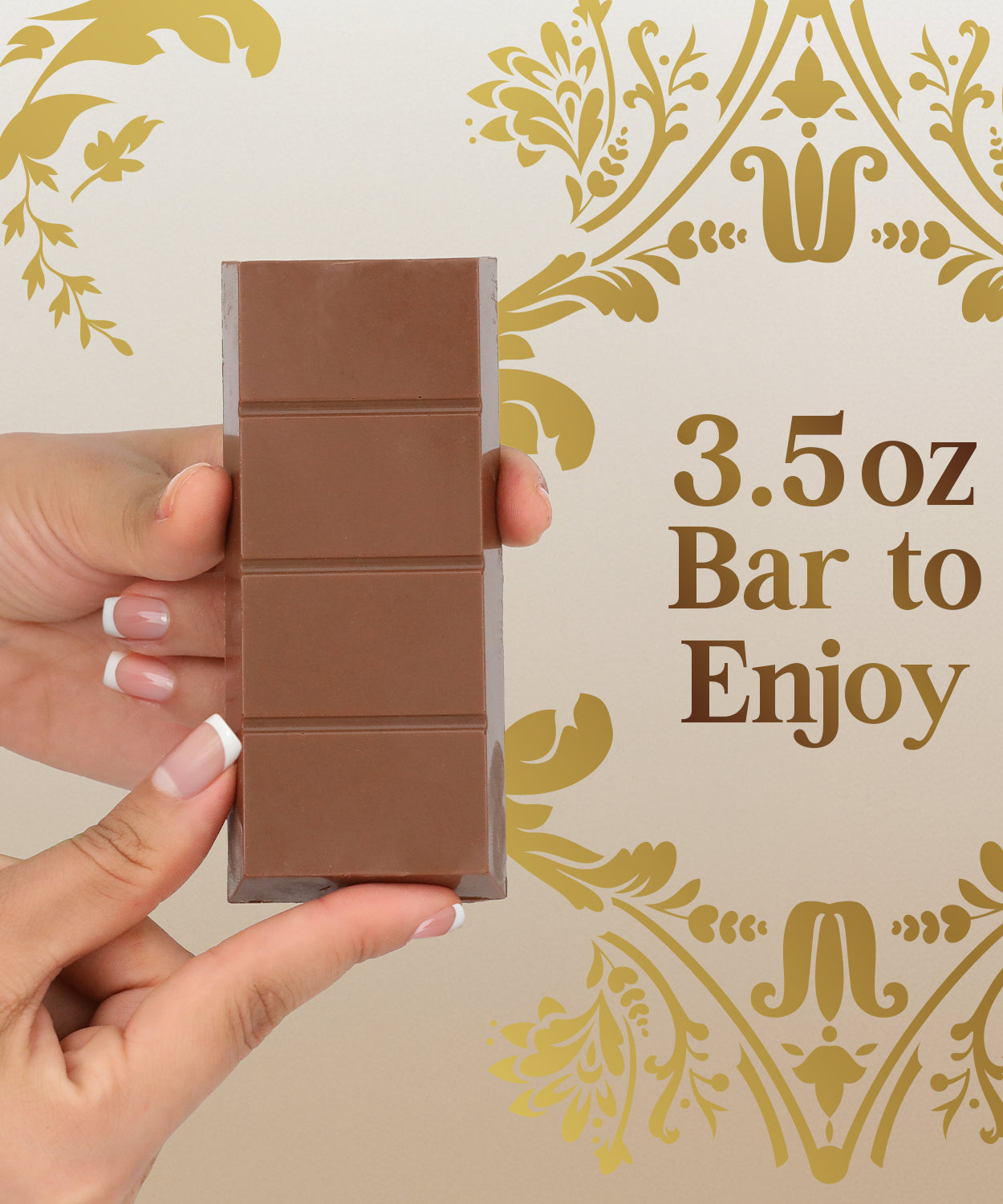 Dubai Chocolate Bar 3.5 oz - Milk Belgian Chocolate with Pistachio Cream & Kataifi