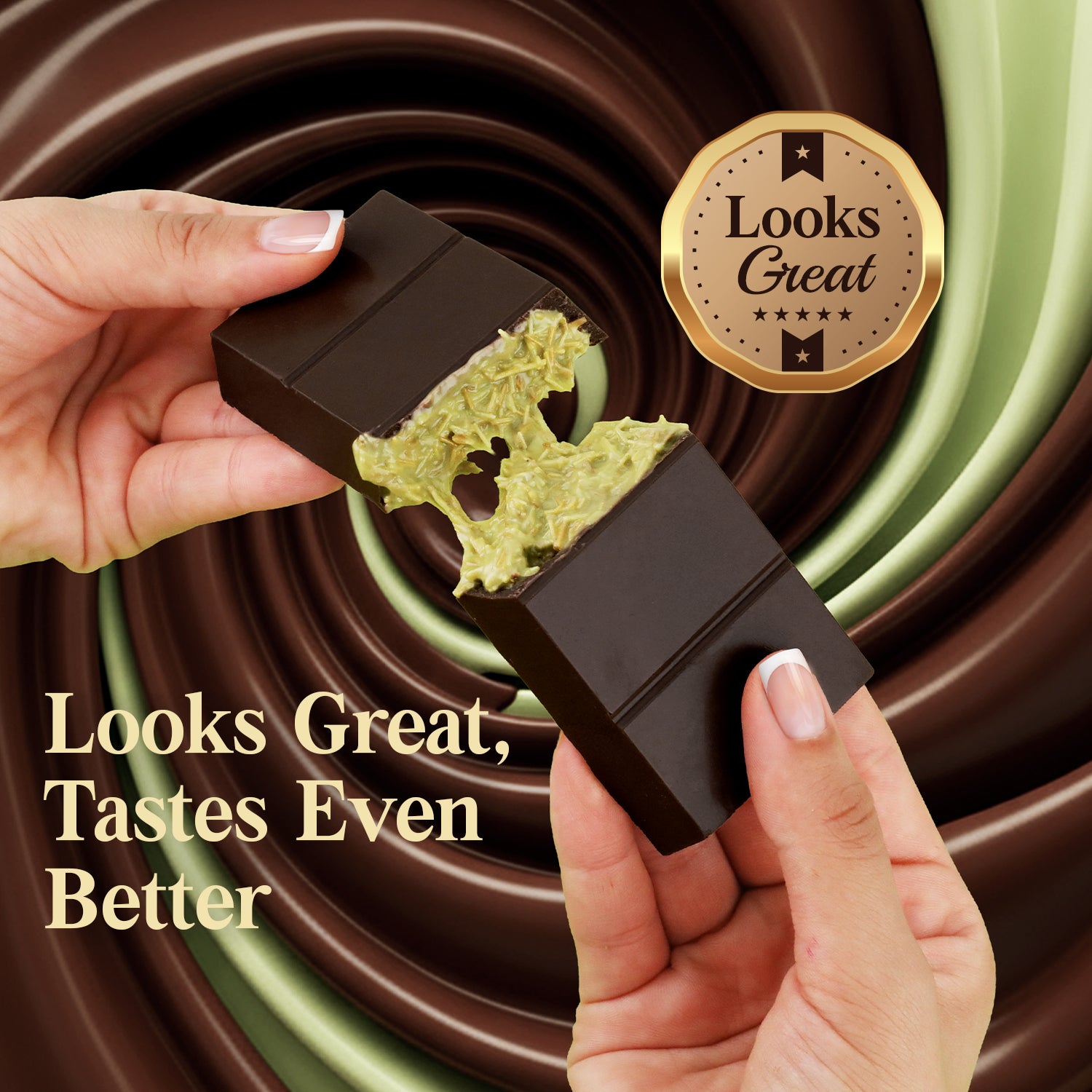 Dubai Dark Chocolate Bar – 3.5 oz  Elegant Gift Box