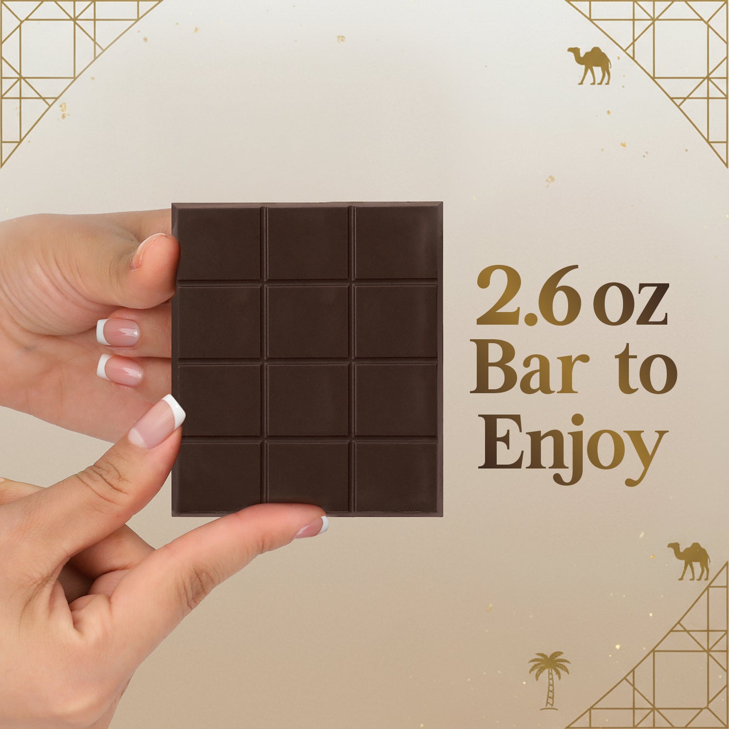 Raspberry Dark Dubai Chocolate Bar with Freeze-Dried Raspberry Pieces – 2.6 oz