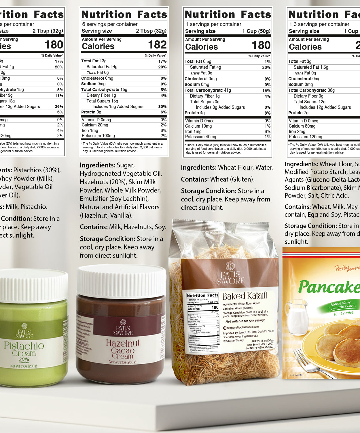 Dubai Chocolate Pancake DIY Set – All-in-One Viral Dessert Kit with Creams & Toppings