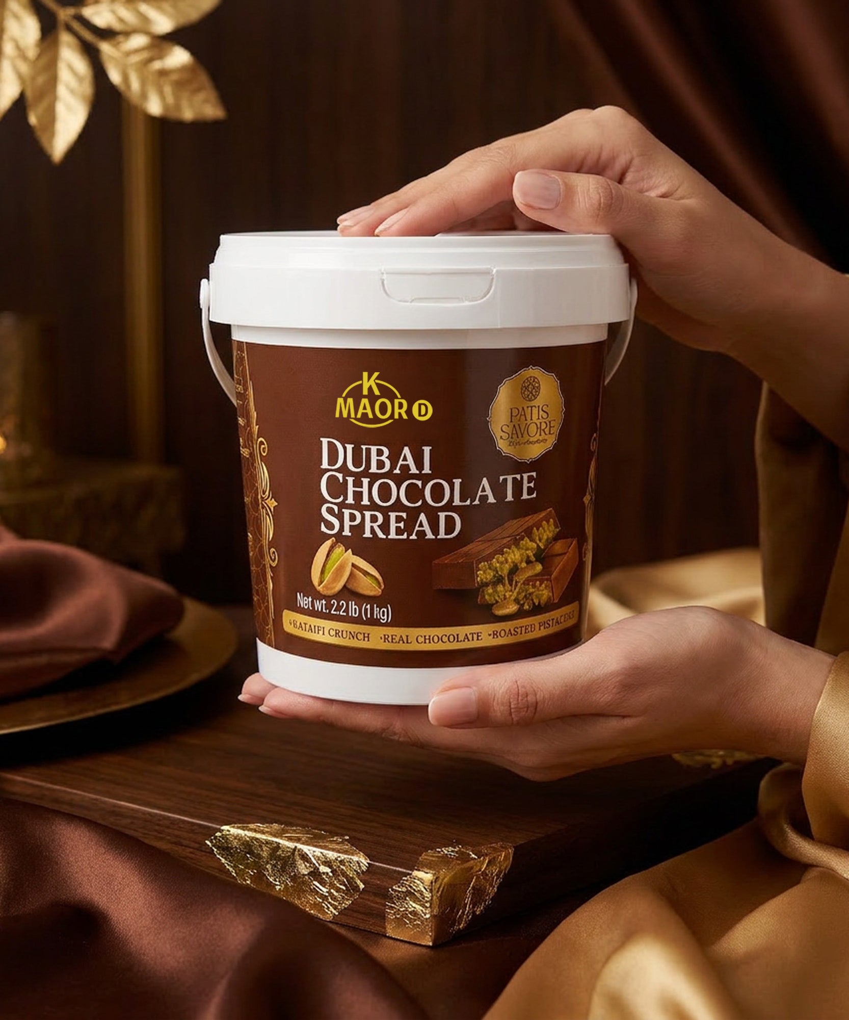 Milk Dubai Chocolate Pistachio Cream & Crispy Kataifi Spread 2.2 lb