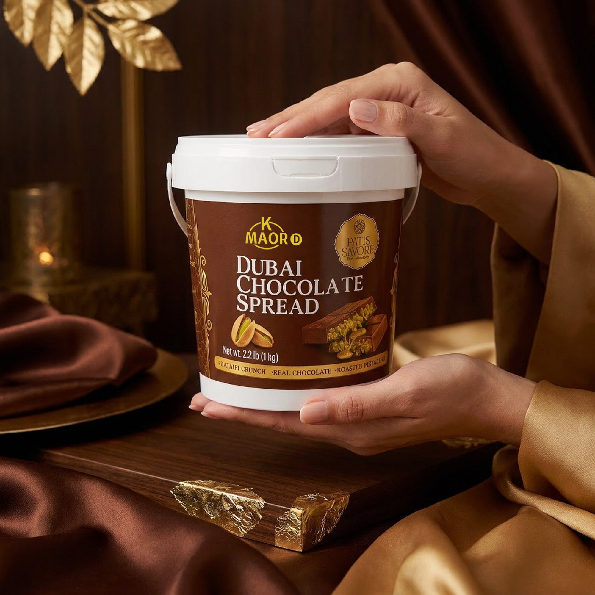 Milk Dubai Chocolate Pistachio Cream & Crispy Kataifi Spread 2.2 lb